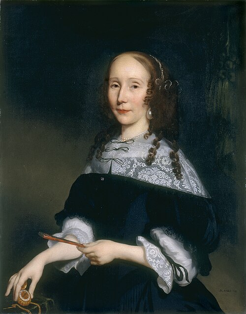 Portrait d'une dame, 1667, Nicolas Maes