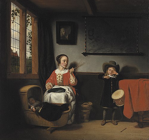 The naughty Drummer, 1655, Nicolas Maes