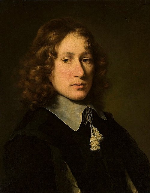 Portrait d'un homme avec un col plat avec des glands., 1650, Nicolas Maes