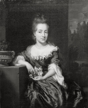 Portret van Elisabeth Voet (1662-1738), 1685, Nicolas Maes