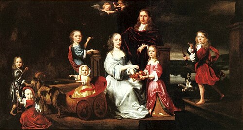 Portrait of a Family in a Landscape, 1664, Nicolas Maes