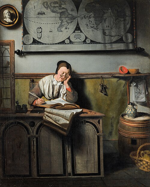 The Account Keeper, 1657, Nicolas Maes