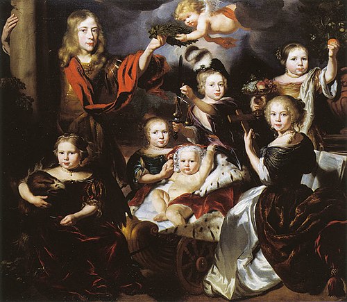 Group Portrait as Mirror of Virtue, 1670, Nicolas Maes