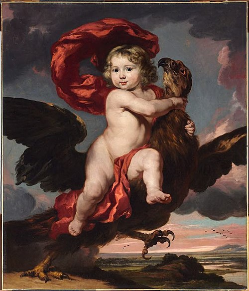 George de Vicq as Ganymede, 1681, Nicolas Maes