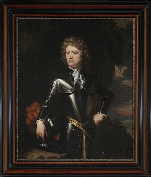 Portrait of Tjepcke (Tiberius Pepinus) van Eminga ( -1733), 1689, Nicolas Maes