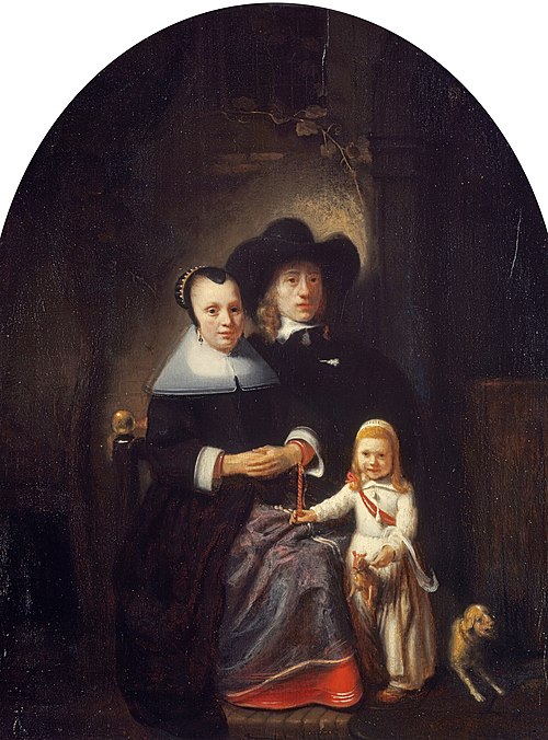 A Dutch Family Group, , Nicolas Maes