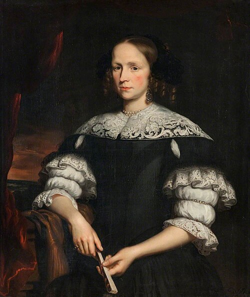 Woman with Fan, 1671, Nicolas Maes