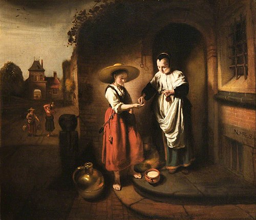 The Milk Girl, 1656, Nicolas Maes