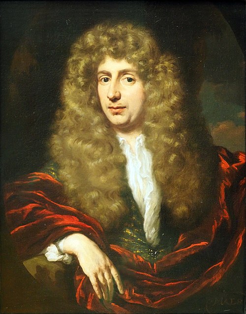 Portrait of a man, formerly identified as Isaac van der Berch, 1680, Nicolas Maes