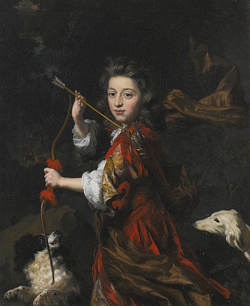 Portrait of a young nobleman as a hunter, 1680, Nicolaes Maes