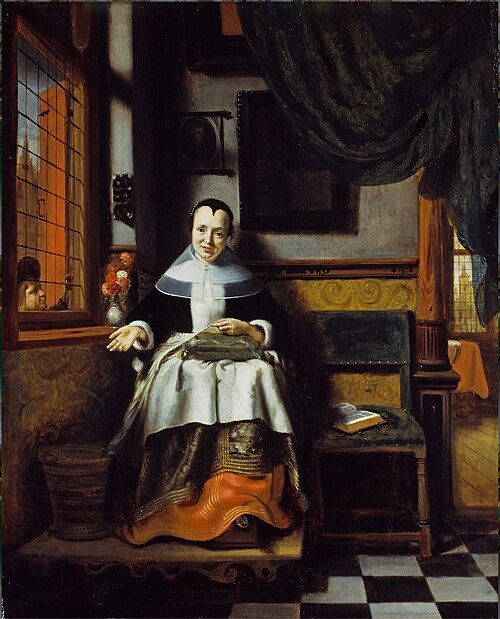 The Virtuous Woman, 1655, Nicolaes Maes