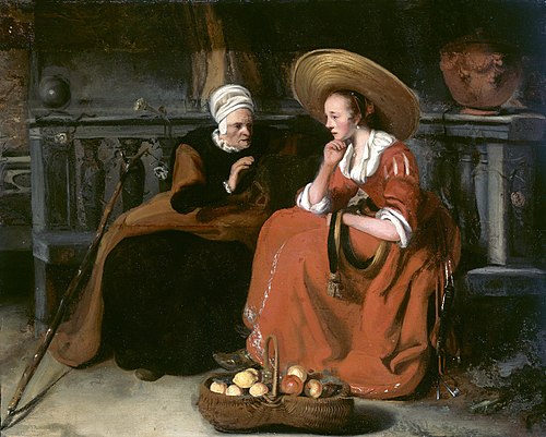 Vertumnus and Pomona, 1673, Nicolaes Maes