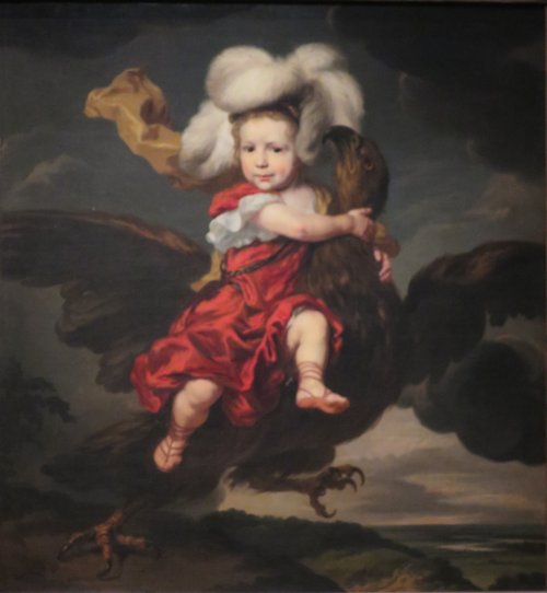 A Boy as Ganymede, 1678, Nicolaes Maes