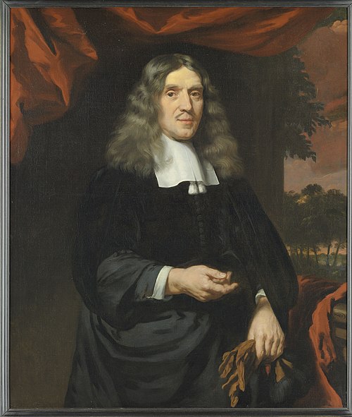 Portrait of Wigbold Slicher (June 27, 1627 -June 5, 1718), Receiver-general of the Admiralty in Amst, 1675, Nicolaes Maes