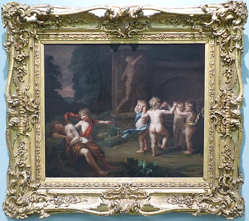 Vénus endormie avec des putti dansant, 1670, Nicolas Maes