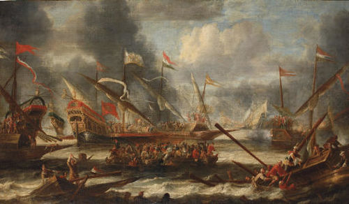 Naval Battle, 1652, Catharina Peeters