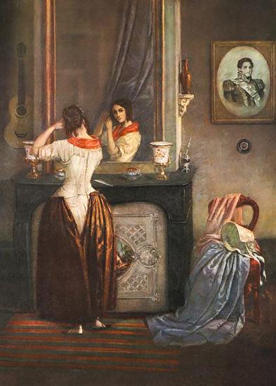 Boudoir federal, 1845, Cayetano Descalzi