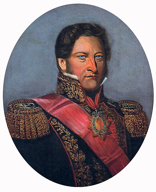 Juan Manuel de Rosas, 1840, Cayetano Descalzi