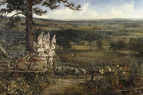 The Minister's Garden, 1880, Cecil Gordon Lawson