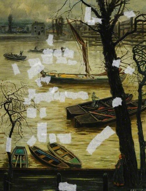 River Scene with Shipping, , Cecil Gordon Lawson