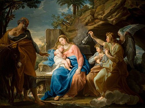 The Rest on the Flight into Egypt, 1740, Pompeo Batoni