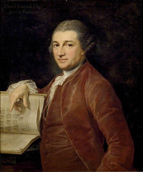 David Garrick, 1764, Pompeo Batoni