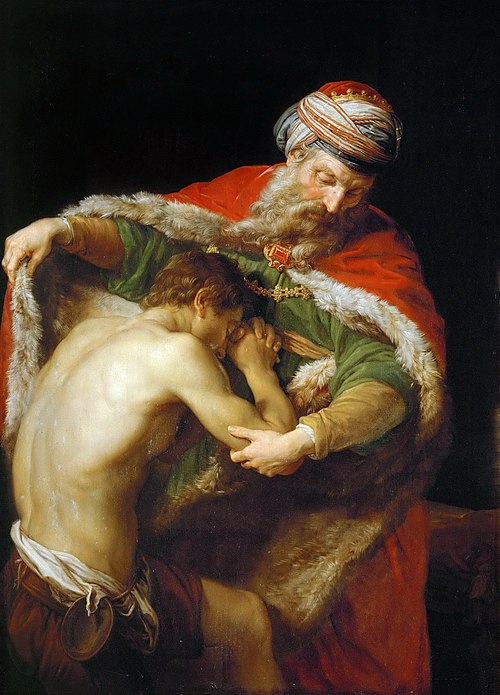 Le Retour du fils prodigue, 1773, Pompeo Batoni
