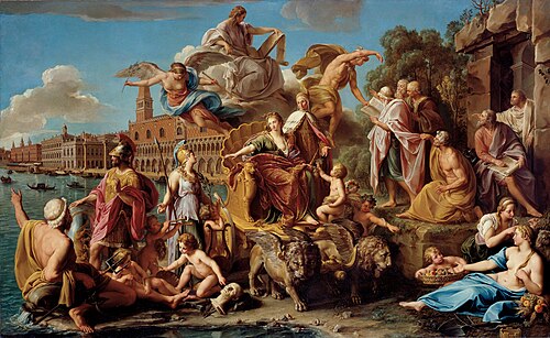 The Triumph of Venice, 1737, Pompeo Batoni
