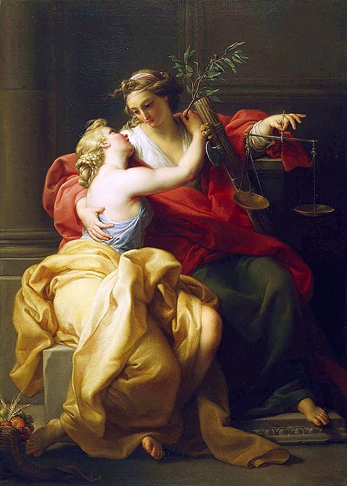 La Paix et la Justice, 1745, Pompeo Batoni