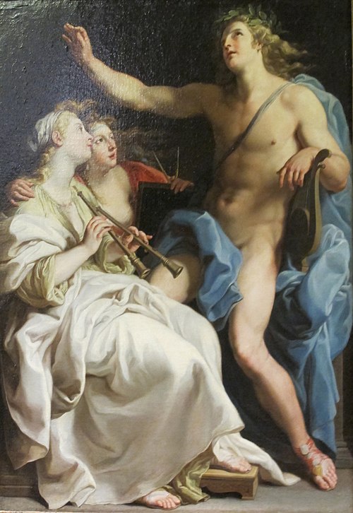 Apollon, Euterpe et Uranie, 1741, Pompeo Batoni