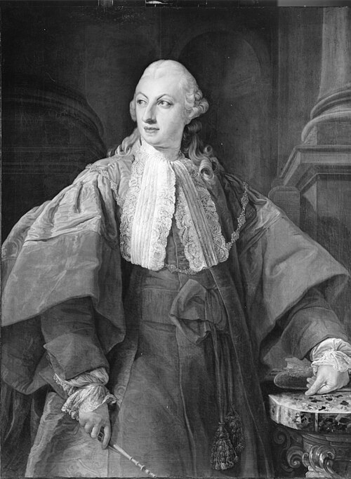 Portrait of Prince Abbondio Rezzonico as Senator of Rome, 1765, Pompeo Batoni