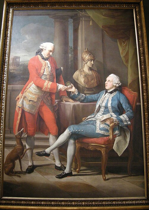 Sir Sampson Gideon and an unidentified companion, 1767, Pompeo Batoni