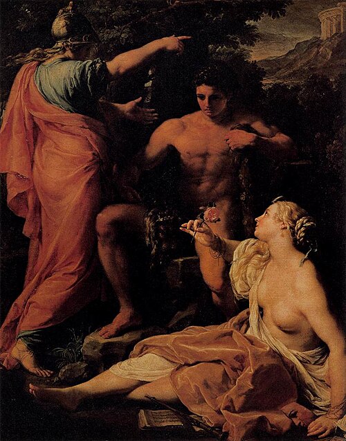 Hercules at the Crossroads, 1742, Pompeo Batoni