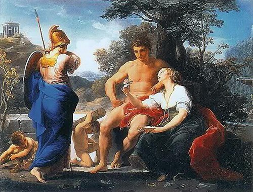 Hercule à la croisée des chemins, 1753, Pompeo Batoni