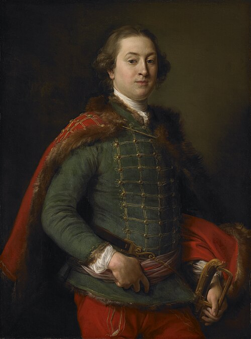 Portrait of John Woodyeare, 1750, Pompeo Batoni