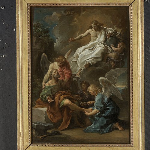 Christ Appearing to St. Ampelius, 1742, Pompeo Batoni