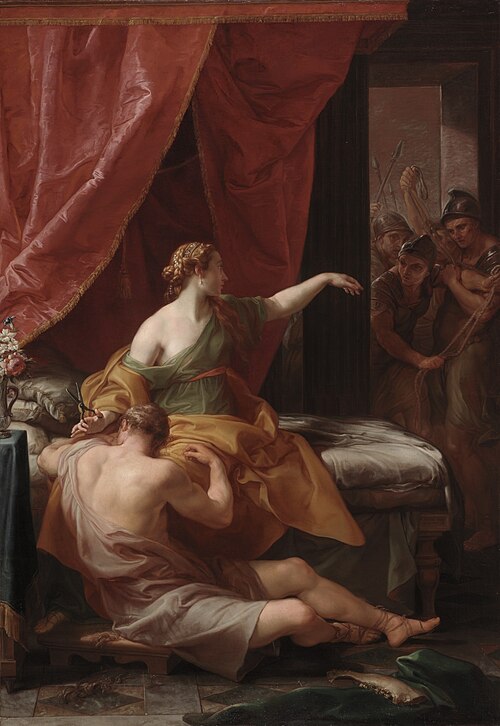 Samson and Delilah, 1766, Pompeo Batoni