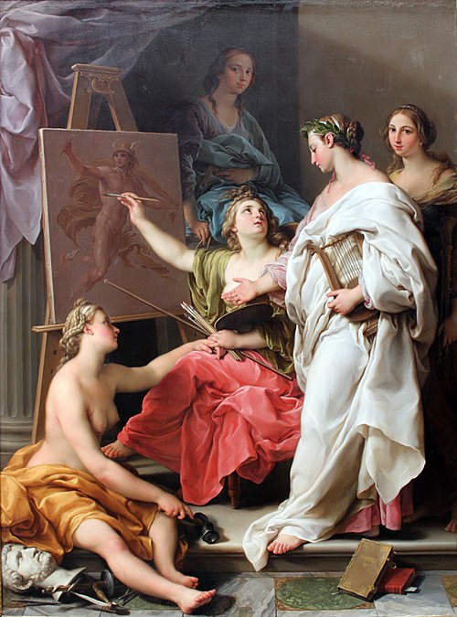 Allegory of the Arts, 1740, Pompeo Batoni
