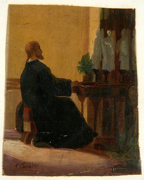 Seated Figure, Germany, , Karl von Piloty