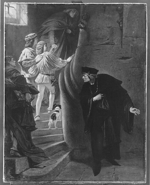 Die Gefangennahme der Söhne Edwards IV. im Tower zu London, , Karl von Piloty