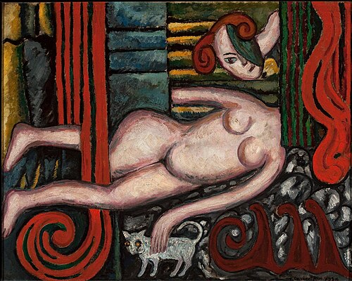 Still life with a figure of a saint XVIII, 1920, Tytus Czyżewski
