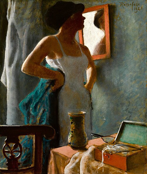 The Woman In The Mirror, , Armand Rassenfosse
