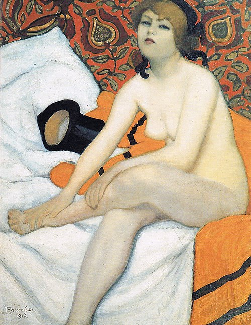 Le peignoir jaune, 1912, Armand Rassenfosse