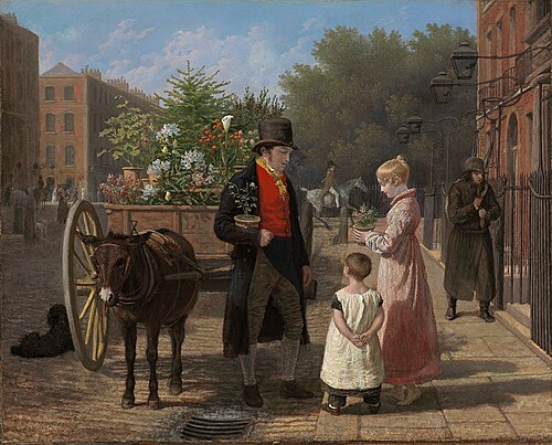 The Flower Seller, 1822, Jacques-Laurent Agasse