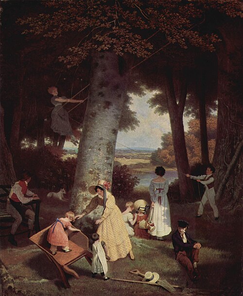 La Place de jeu, 1838, Jacques-Laurent Agasse