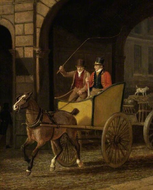 The Mail Guard, 1818, Jacques-Laurent Agasse