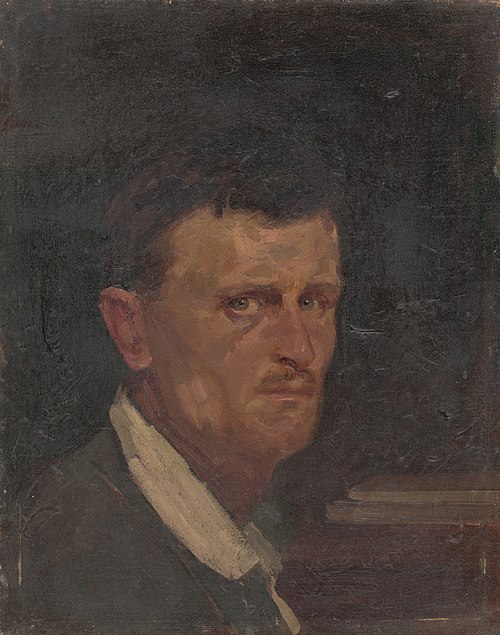 Self-Portrait in Three Quarter Profile, 1900, Eduard Putra