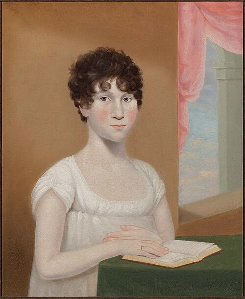 Maria De Wolf (Mrs. Robert Rogers), 1805, Cephas Thompson