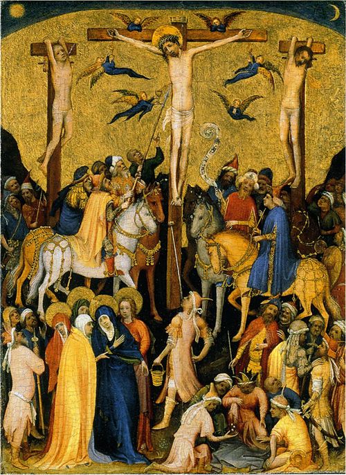 The crucifixion, 1400, Master of Saint Veronica