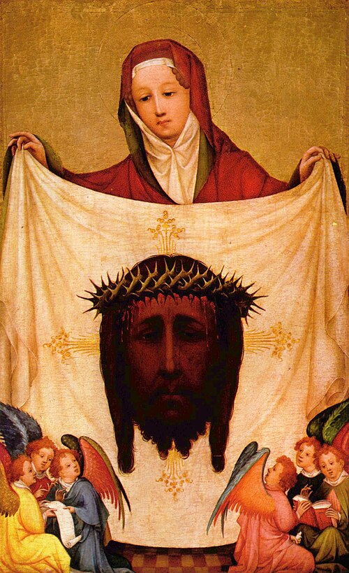 St. Veronica with the Holy Kerchief, 1420, Master of Saint Veronica
